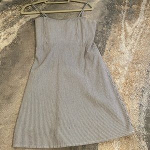 Brandy Melville blue and white striped dress